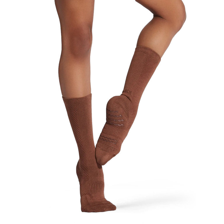Bloch A1000 Blochsox Cocoa Kompressions Tanzsocken Dunker Hautton 01