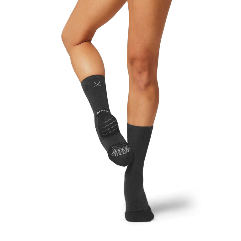 Bloch Blochsox A1000 Charcoal Stuetzende Tanzsocken Dunkelgrau 01