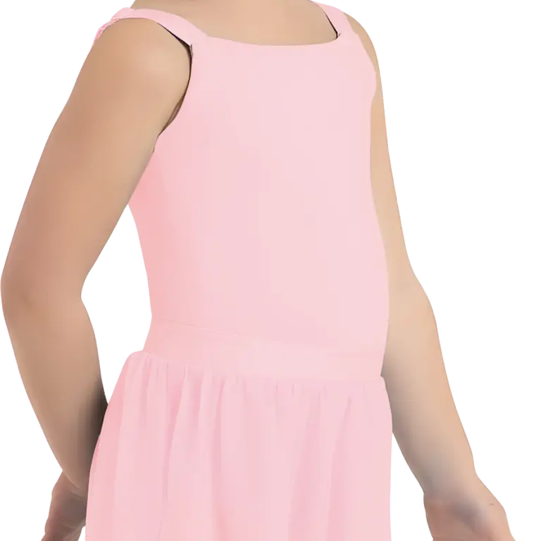 Capezio Cloud Nine Dreamy Dress 12164c Pink Tank Ballettkleid Fuer Maedchen Mit Rueckenraffung Rosa 01