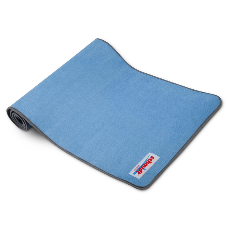 Deuser Sports 121040 Blau Yogamatte Mikrofaserbezug 01