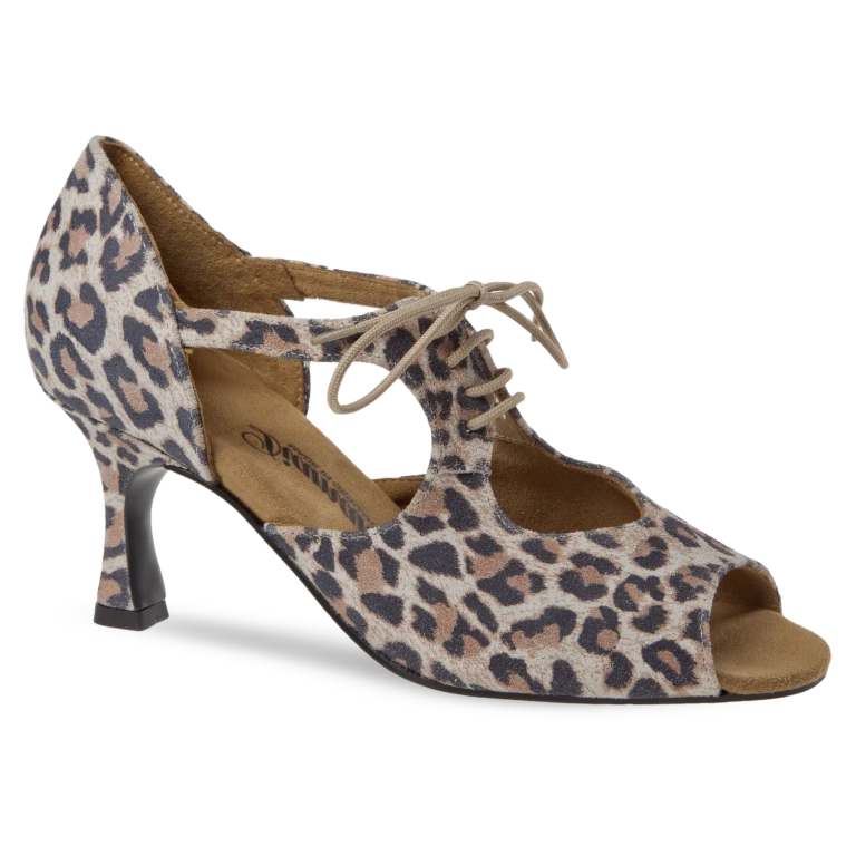 Diamant 190 087 329 V Leopard Tanzsandale Variospin Leparden Muster 01