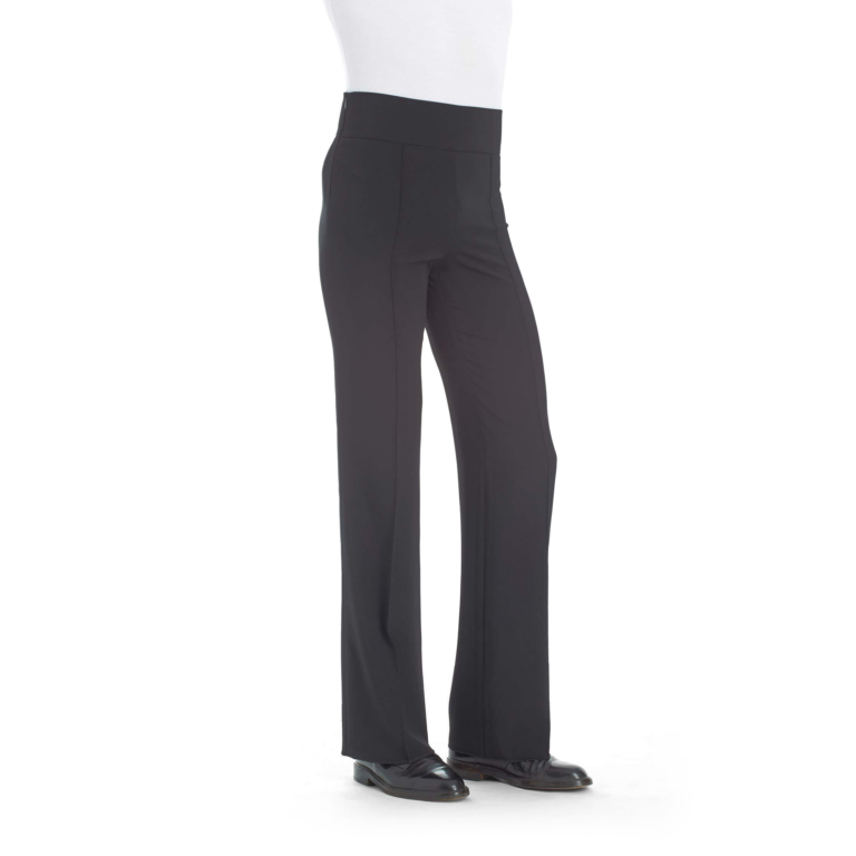 Intermezzo 5095 Black Schwarze Herren Tanzhose Hoher Bund 01
