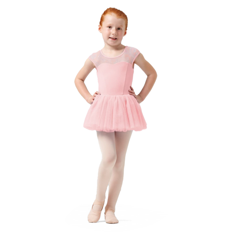 Mirella M1557c Pink Rosa Kinder Tutu Mit Paisleymuster 01