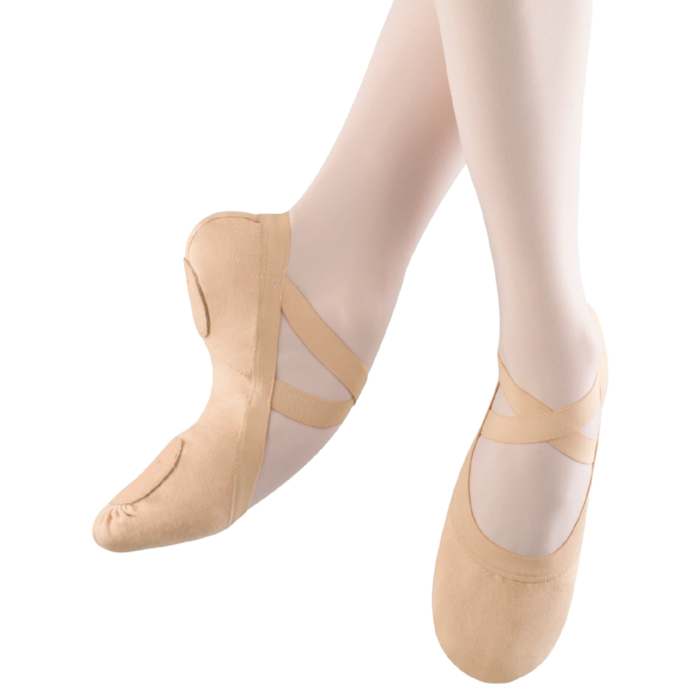Bloch Pro Elastic S0621l Pink Tanzschläppchen Aus Leinen Rosa 01
