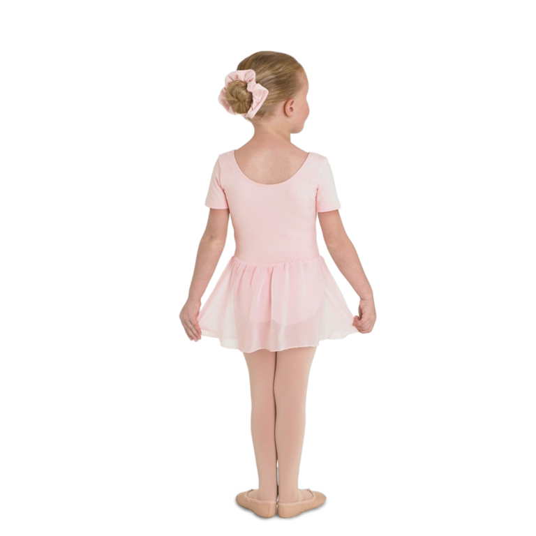 Bloch Tiffany Cl5342 Light Pink Kurzarm Ballettkleid Für Kinder Rosa 02