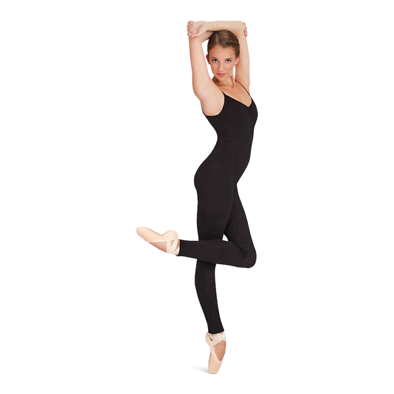 Capezio Cc820 Black Ganzanzug Tiefer Rücken 02