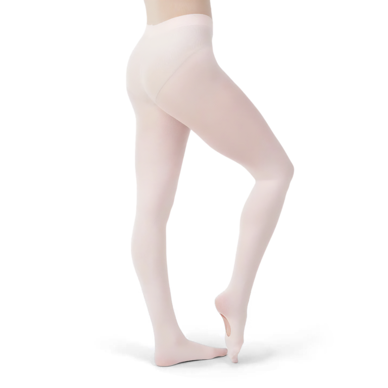 Capezio Transition Tight 1916 Ballet Pink Ballett Strumpfhose Mit Ballenloch Rosa 01