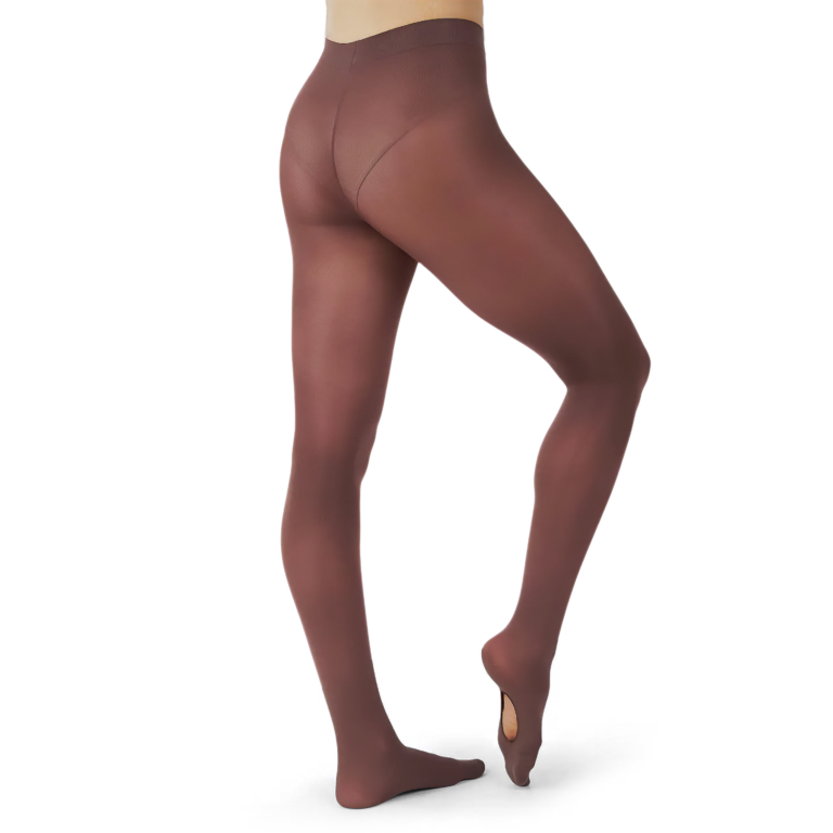 Capezio Transition Tight 1916 Java Ballett Strumpfhose Zum Krempeln Dunkle Haut 01