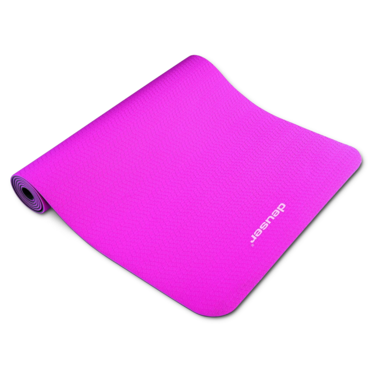 Deuser Sports 12045p Pink Grau Yogamatte Hypoallergen 01