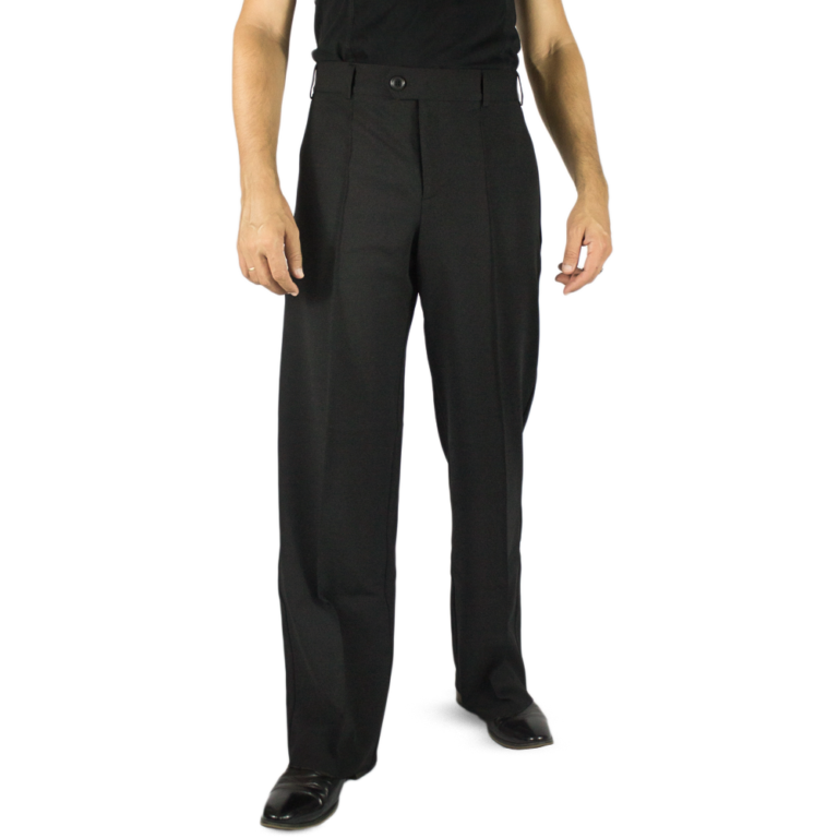 Gantle Bacco Nero Tanzhose Herren Schwarz Hoher Bund 01
