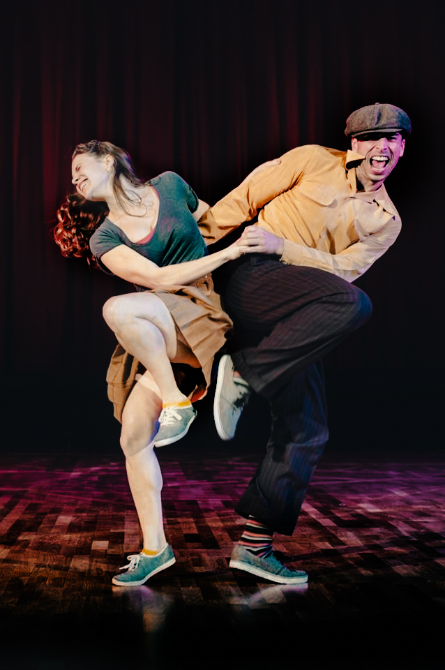 Hacke Und Spitze Berlin Paar Tanzt Swing