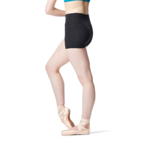Lulli Diamanta Lub395 Black High Waist Shorts Schwarz 04