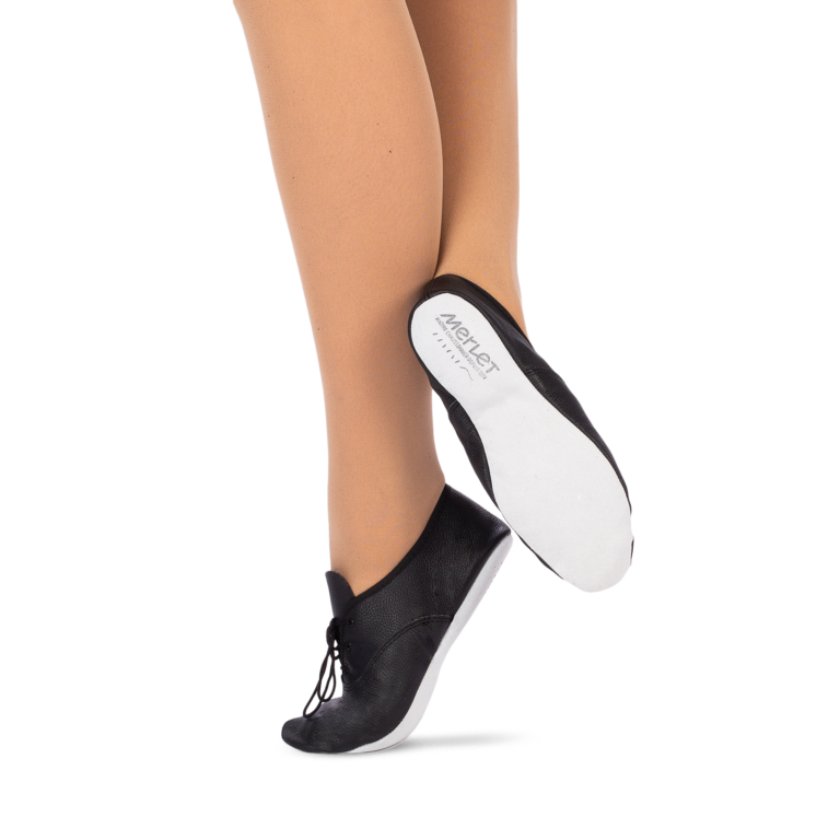 Merlet Jazzy Noir Jazzschuh Ohne Absatz Schwarz 01