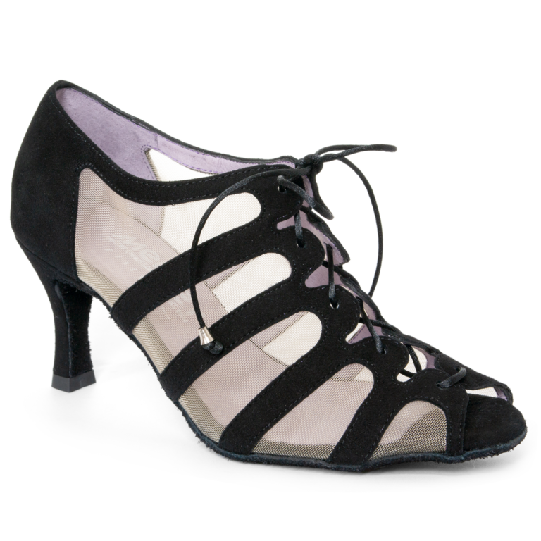 Merlet Sya 1404 Noir Tanzschuhe Schnürer Schwarz 01