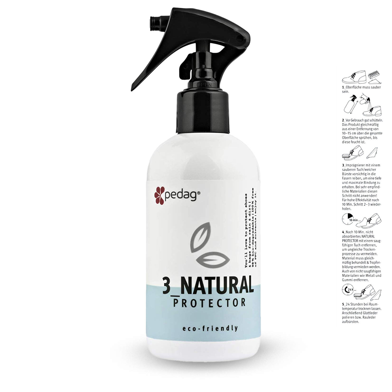 Pedag Natural Protector • Imprägnierungsspray für alle Materialien