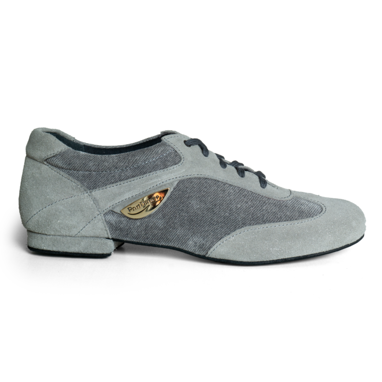 Portdance Pd07 Fashion Tanz Sneakers Mit Glitter Grau 02