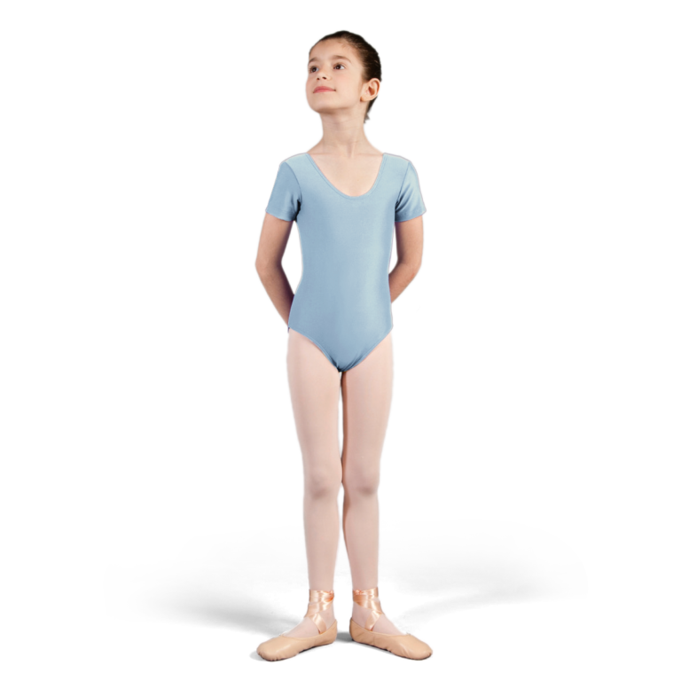 Sheddo 102c Ciprian Blue Kurzarm Ballettanzug Hellblau 01