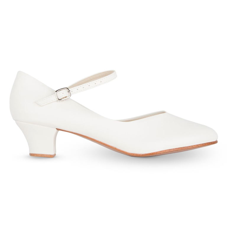 So Danca Ch50 Ivory Charakterschuh Glattleder Sohle Crème Weiß 01