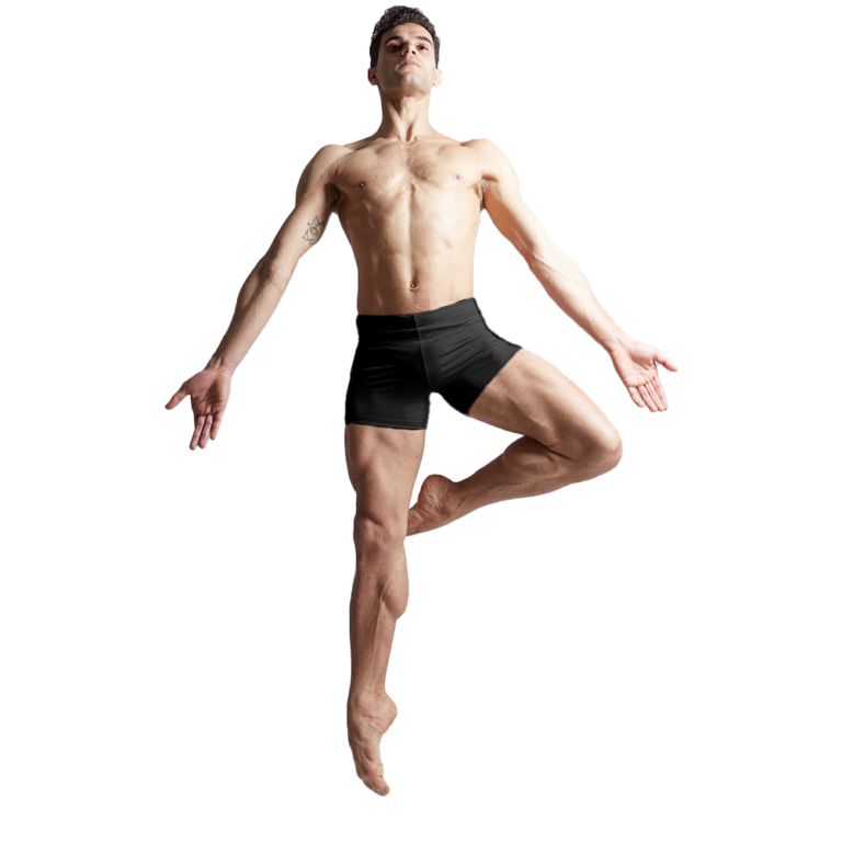 Tempsdanse Olaf Noir Shorts Für Tänzer Schwarz 01