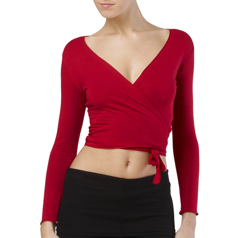 Tempsdanse Vigueur Rubis Ballett Wickeljacke Damen Rot 01