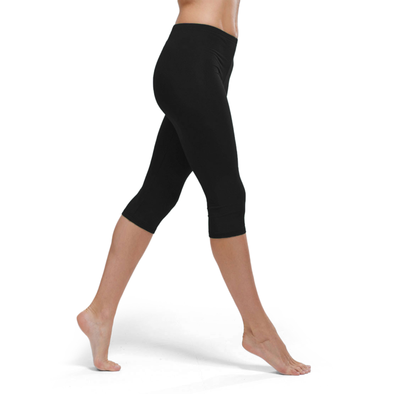 Tempsdanse Voyance Noir Schwarze Capri Leggings Viskose 03