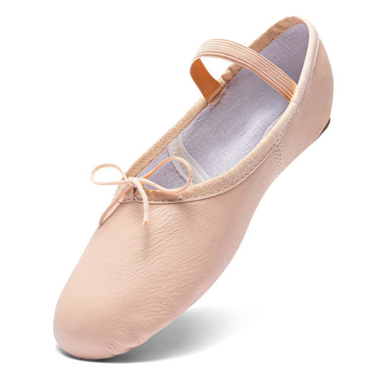 Rumpf 1001 Pink Leder Ballettschläppchen Rosa 02