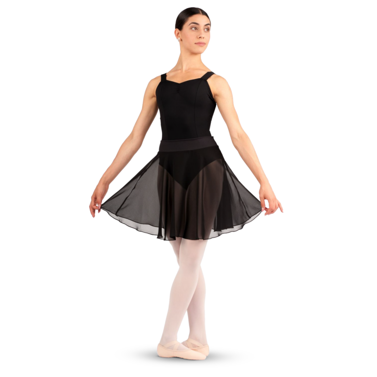 Rumpf R3051 Black Langer Ballettrock Mit Bund Schwarz 01
