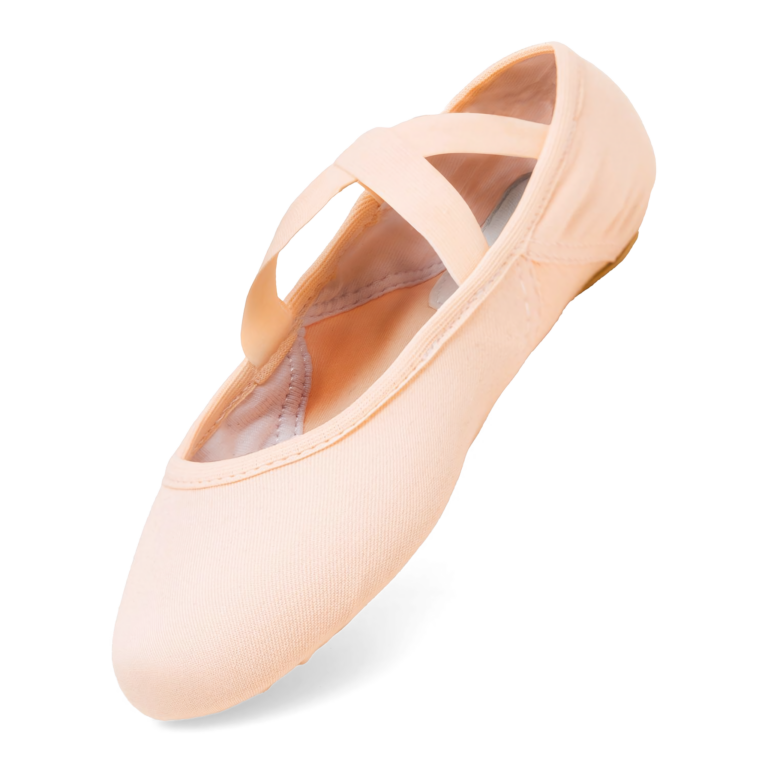 Rumpf Vegan Pique 1007 Light Pink Veganes Ballettschlaeppchen Mit Geteilter Sohle Rosa 01
