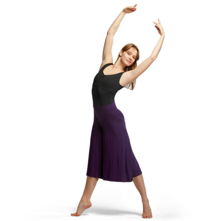 Tempsdanse Banskia Myrtille Tanz Hosenrock Aus Bambus Violett 2