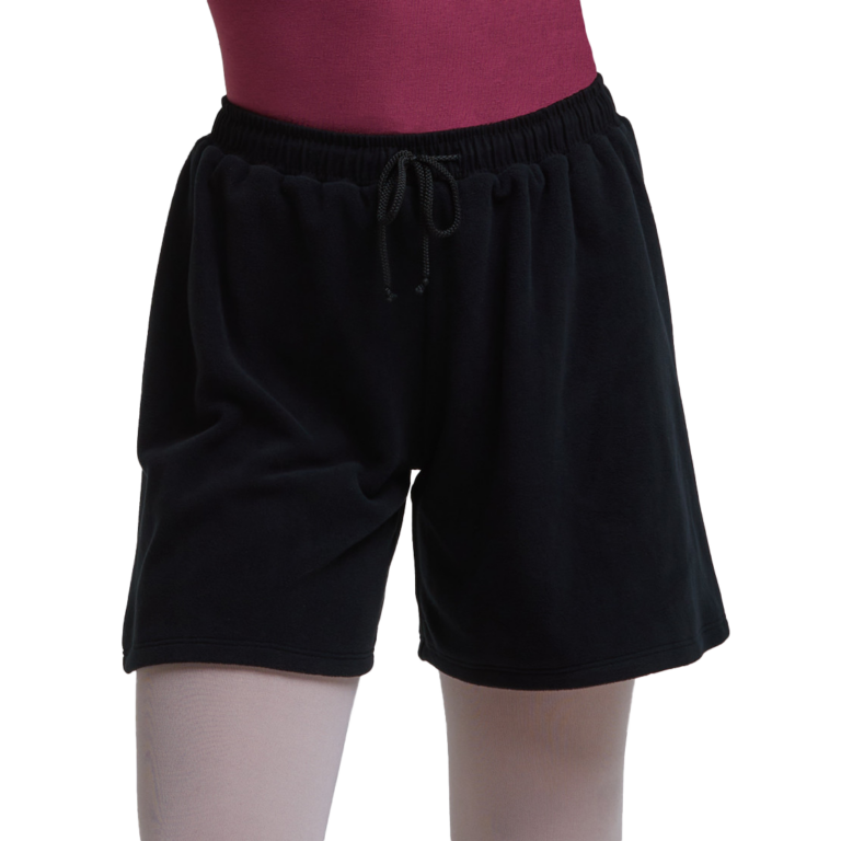 Tempsdanse Smile Noir Unisex Waermeshorts Aus Fleece Schwarz 04